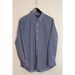 Penguin by Munsingwear Men's Heritage plaid blue 16-16.5 32/33 Large Slim Fit